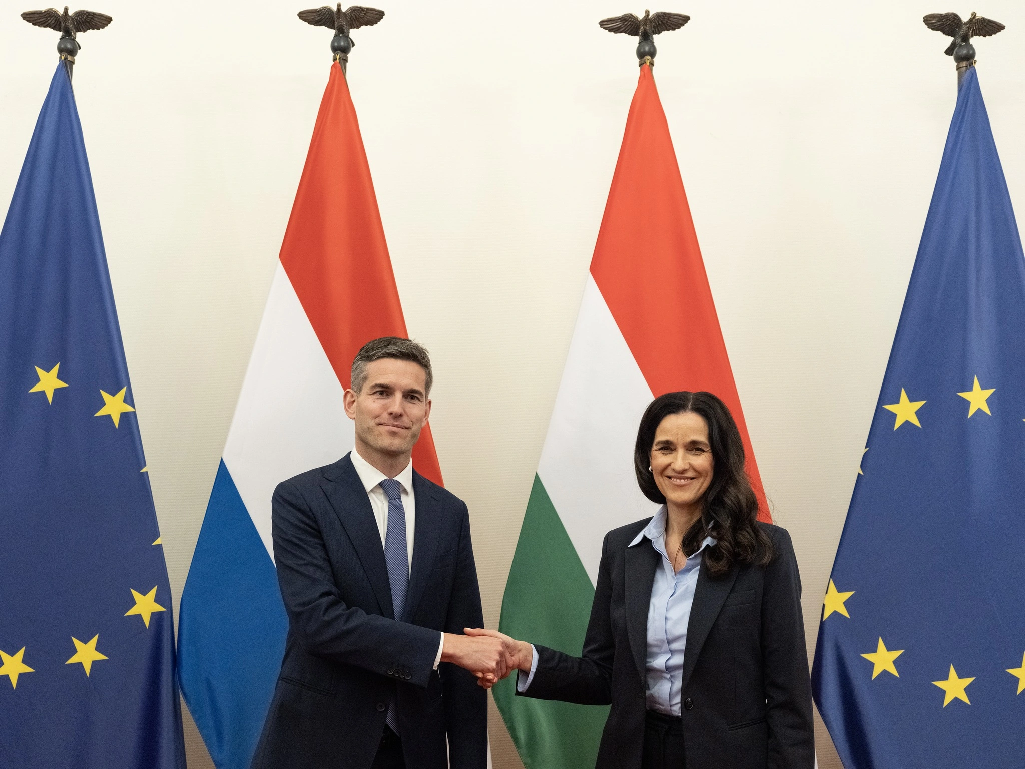 Orbán Anita elsőként a holland külügyminisztert fogadta