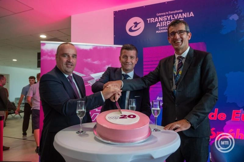 Romániai jelenlétének 20. évfordulóját ünnepelte a Wizz Air Marosvásárhelyen