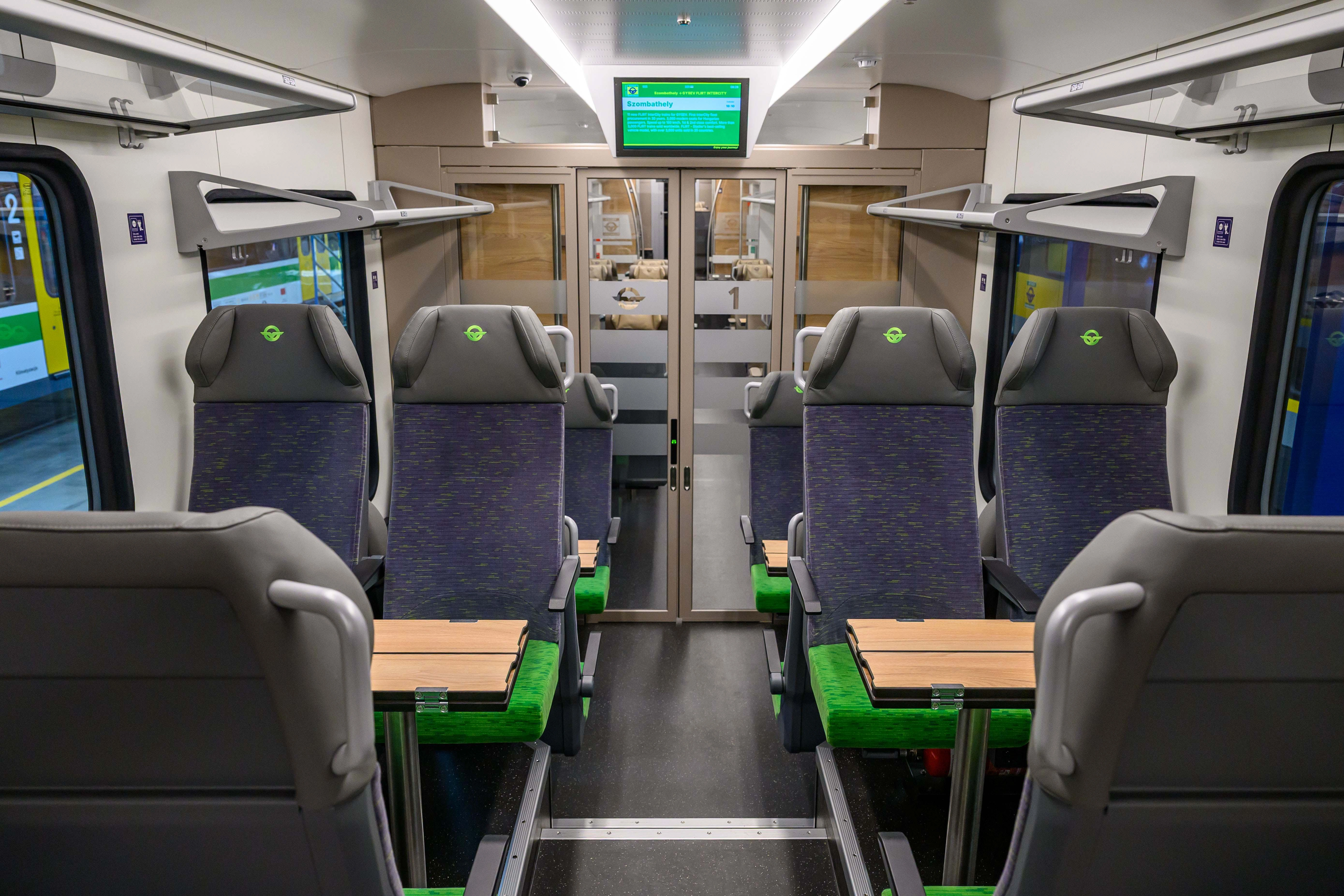 Új sztenderd a magyar vasúti közlekedésben: Elkészült az első GYSEV FLIRT InterCity motorvonat