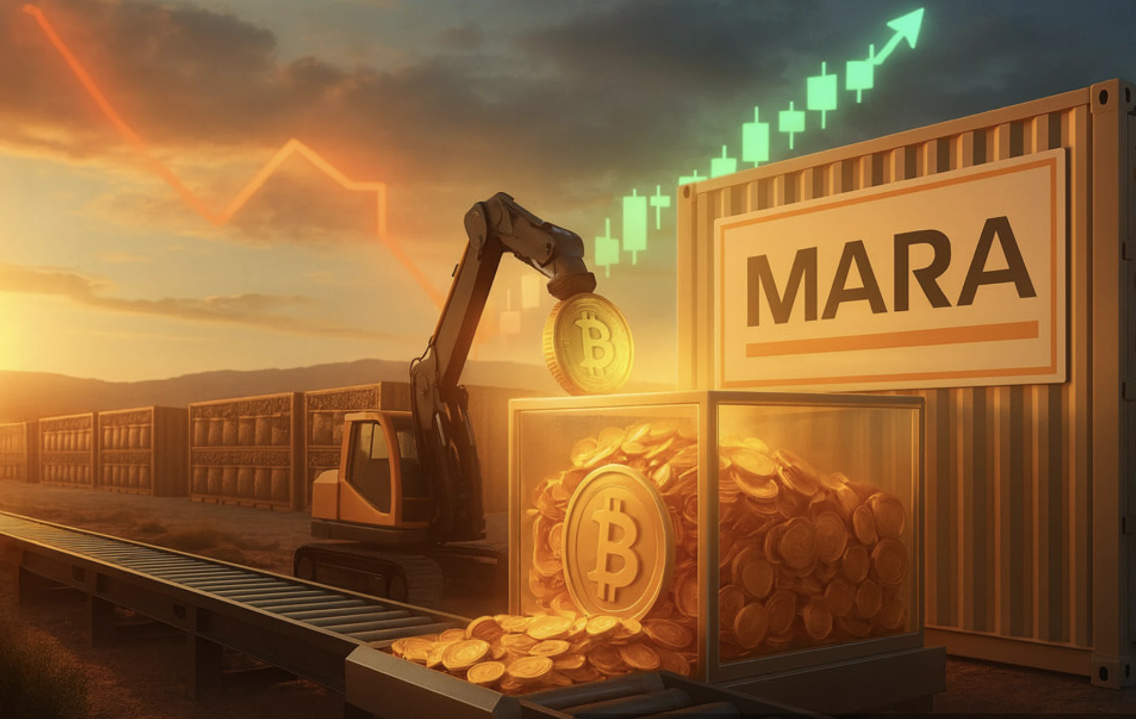 MARA bitcoin bányász vállalat az AI felé fordul