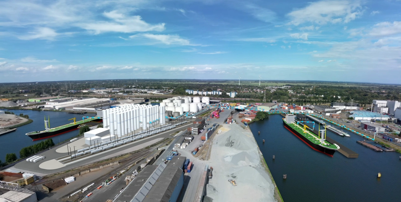 Versenyjogi jóváhagyást kapott a CarbonBridge: Németország első CO₂-exportterminálja már 2031-ben elindulhat