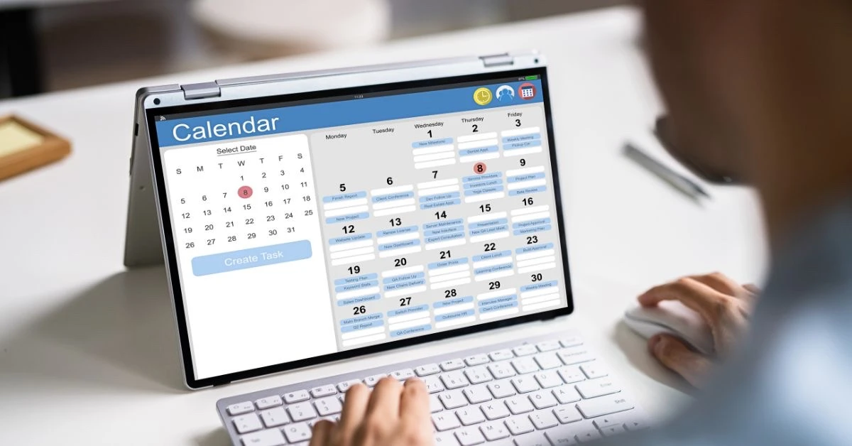 a feladatokat a tablet naptár funkciójában rögzíthetted