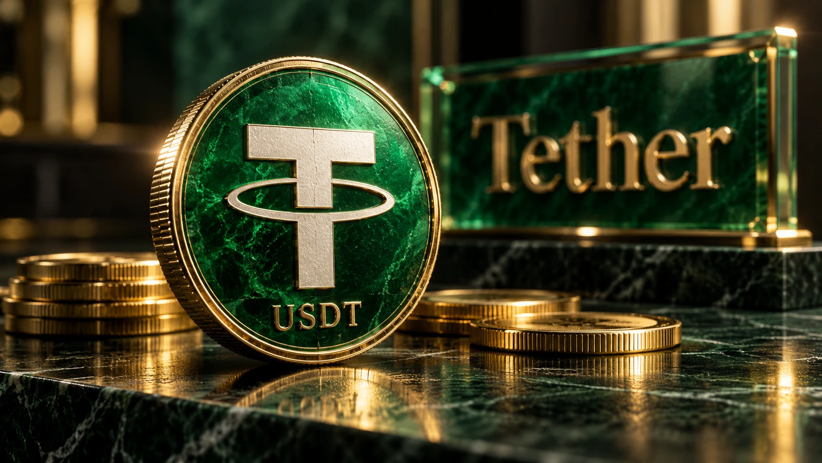 A Tether az USDT stabilcoin kibocsátója.