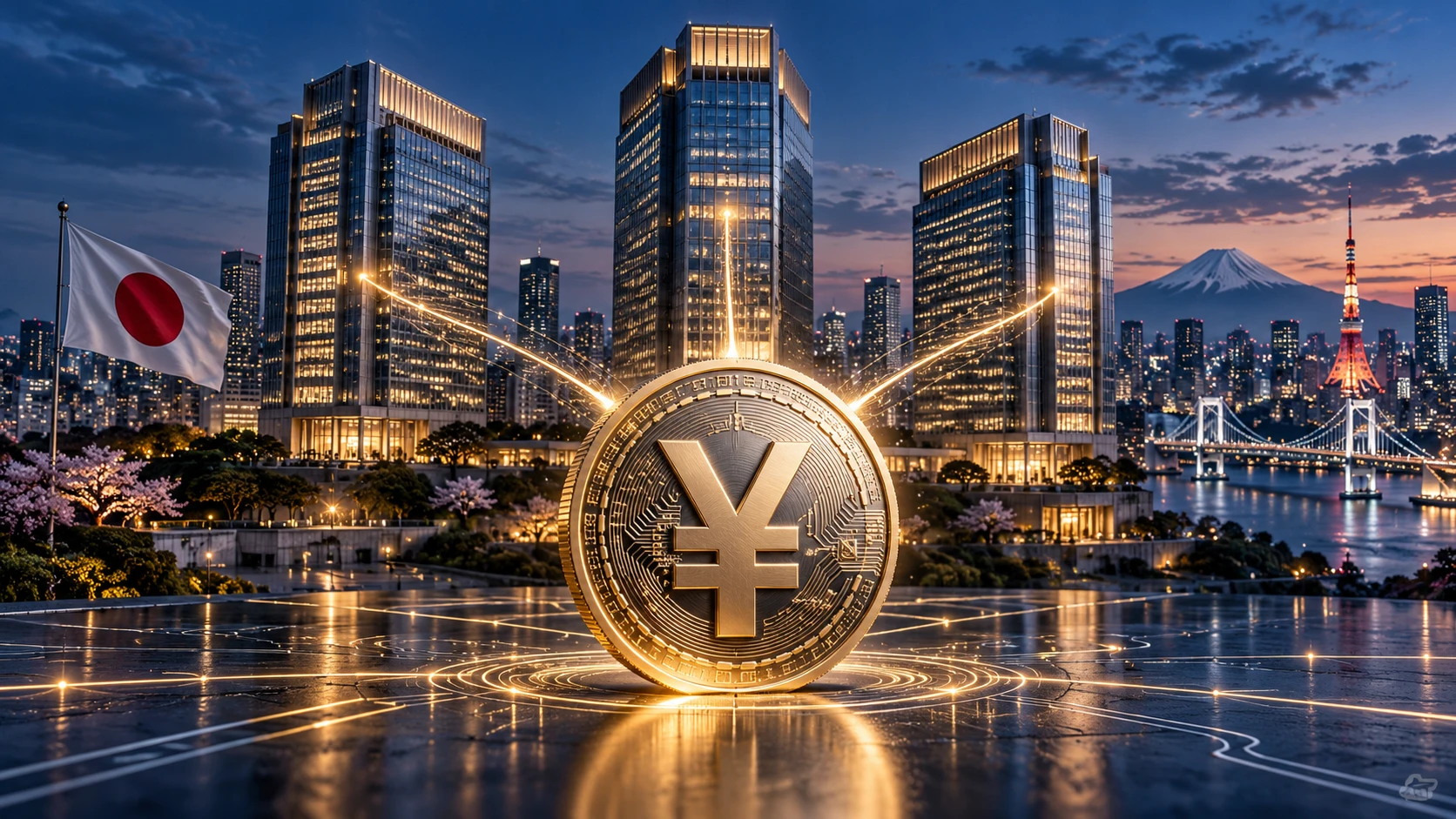 japán jen alapú stabilcoint tesztel három bank japánban