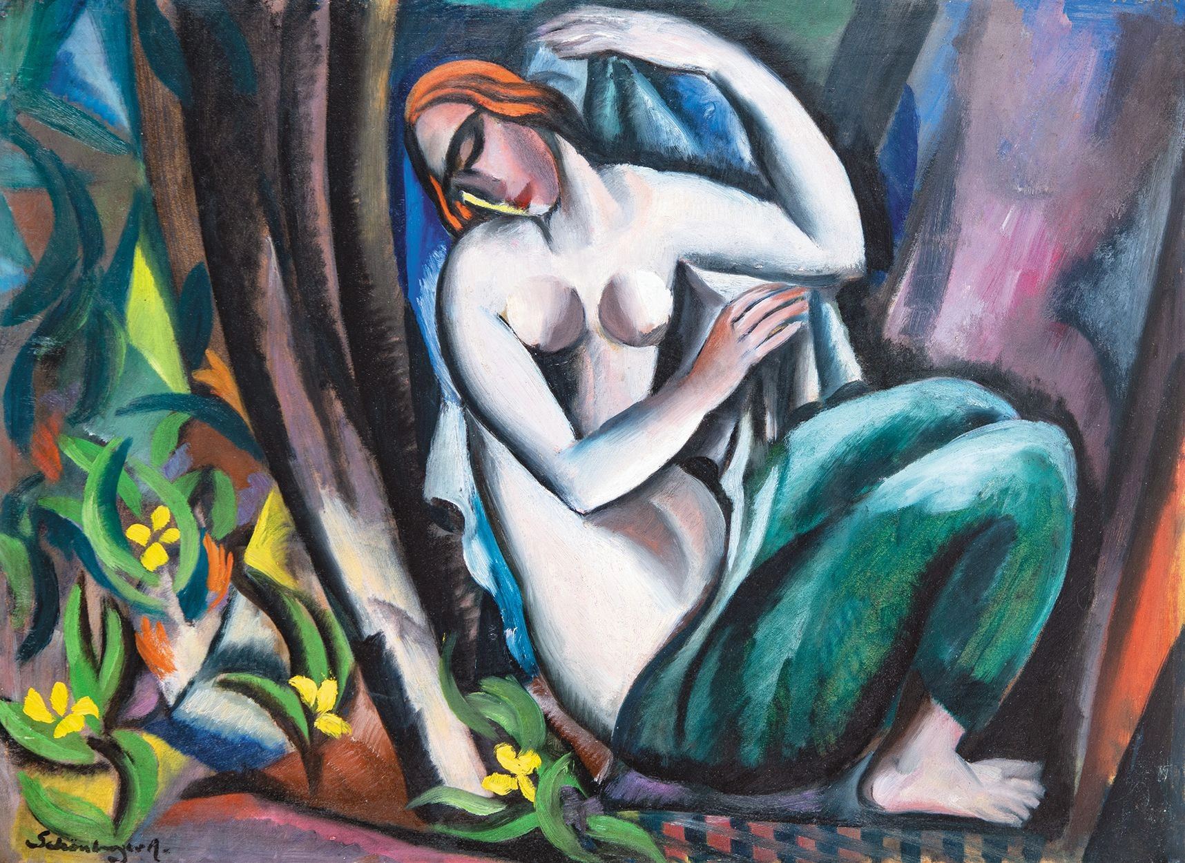 Kikiáltási árát megduplázva, 60 millió forintért kelt el Berény Róbert eltűntnek hitt festménye a Virág Judit Galéria aukcióján